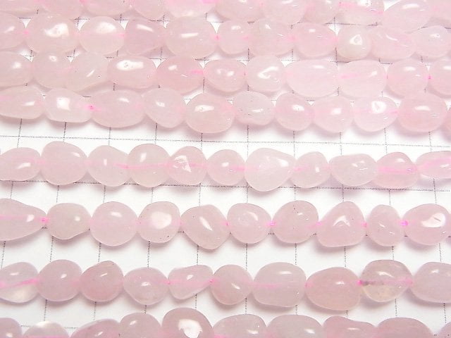 [Video]Rose Quartz AA++ Nugget 1strand beads (aprx.15inch/37cm)