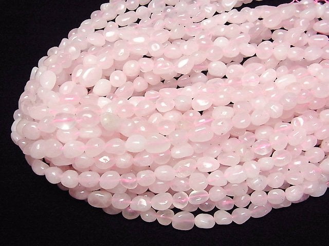 [Video]Rose Quartz AA++ Nugget 1strand beads (aprx.15inch/37cm)