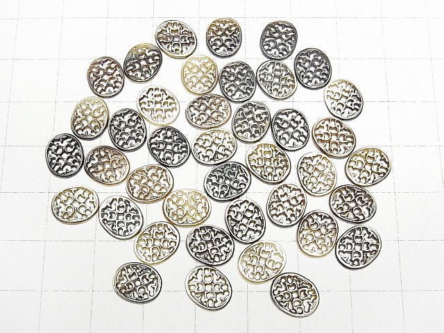[Video] High Quality Black Shell (Black-lip Oyster) Watermark Oval 10x8x1.5 4pcs