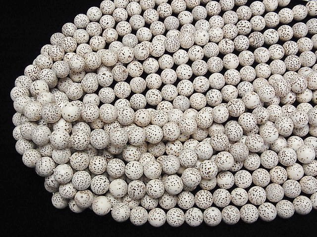 [Video] Linden (Bodhi tree) seed bead Round (Semi Round) 10 mm half or 1 strand beads (aprx.15 inch / 36 cm)