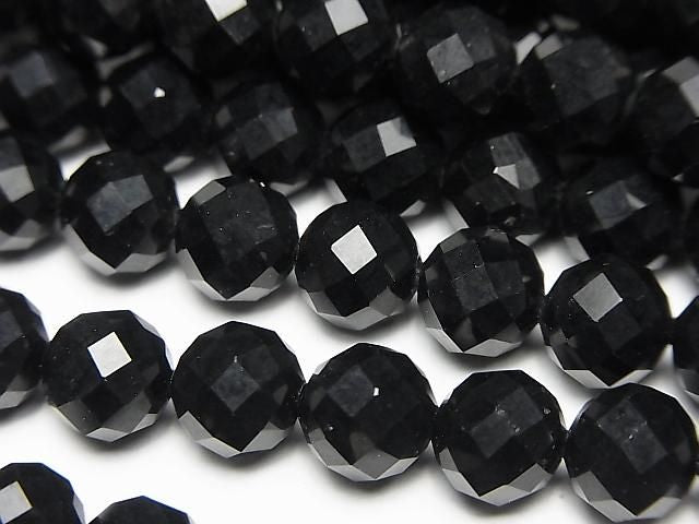 縞瑪瑙 AAA 64刻面圓珠 8mm 1串 (約15英吋/37公分)高品質！