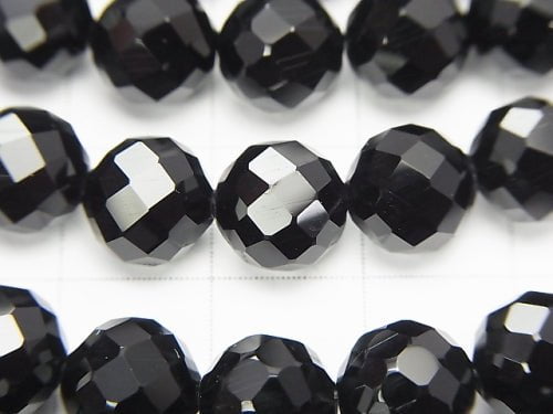 High Quality!  Onyx AAA 64Faceted Round 8mm 1strand beads (aprx.15inch/37cm)