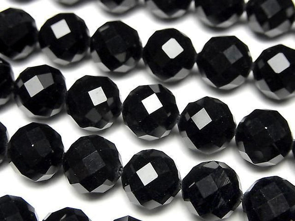 High Quality!  Onyx AAA 64Faceted Round 10mm 1strand beads (aprx.15inch/36cm)