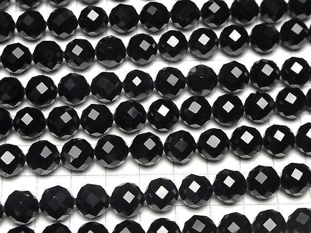 High Quality!  Onyx AAA 64Faceted Round 10mm 1strand beads (aprx.15inch/36cm)