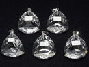 [Video]High Quality! Crystal AAA Triangle Cut Pendant 21x21x14mm Silver925