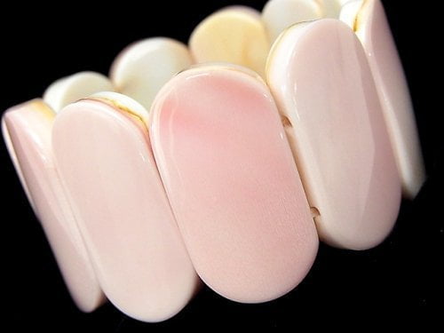 Accessories, Bracelet, Mother of Pearl (Shell Beads), Oval Pearl & Shell Beads