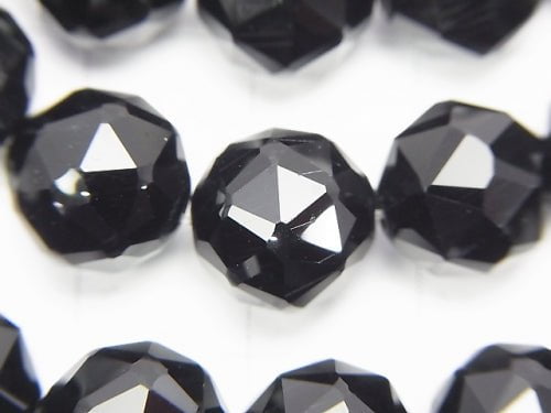 Hohe Qualität! Onyx AAA Stern Facettierte Runde 10mm halb oder 1strang Perlen (ca. 15 Zoll / 36 cm)