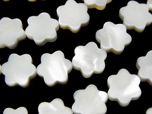 Flower, Mother of Pearl (Shell Beads) Pearl & Shell Beads