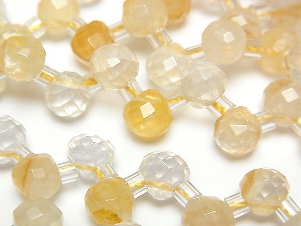 Faceted Briolette, Other Quartz Gemstone Beads