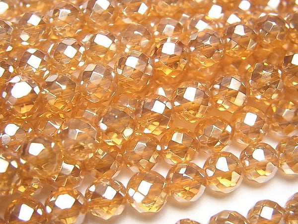 Faceted Round, Flash Crystal Gemstone Beads