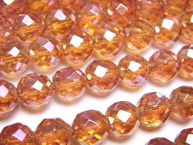 Faceted Round, Flash Crystal Gemstone Beads