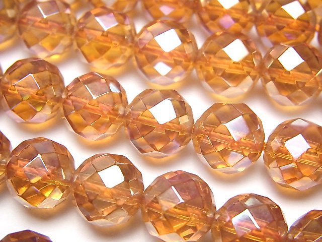 Faceted Round, Flash Crystal Gemstone Beads