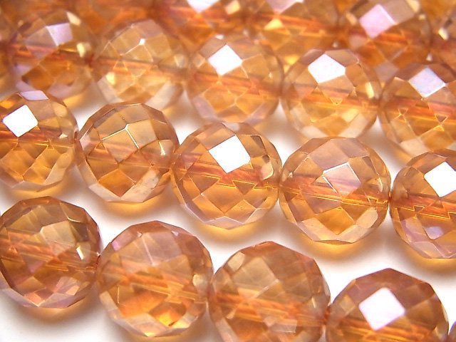 Faceted Round, Flash Crystal Gemstone Beads