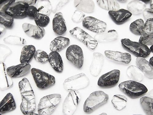 Tourmaline Quartz AAA--AA++ Undrilled Chips [Medium Size] 100g
