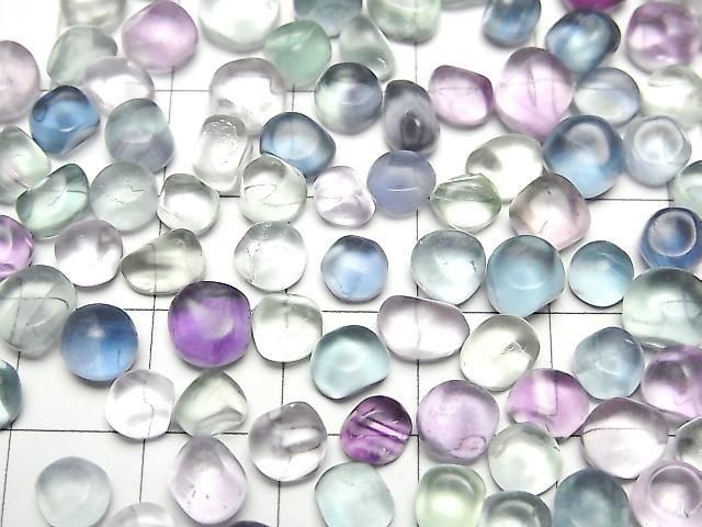 Multicolor Fluorite AAA - Undrilled Small Nuggets, 100 grams