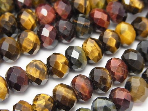 Roundel, Tiger's Eye Gemstone Beads