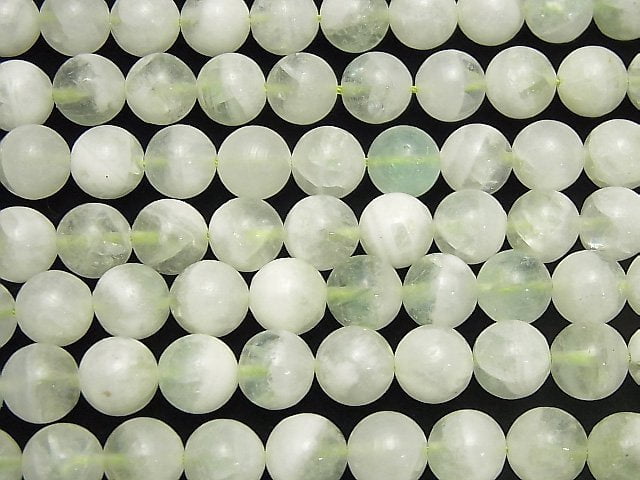 [Video]Green Fluorite Quartz Round 10 mm half or 1 strand beads (aprx.15 inch / 38 cm)