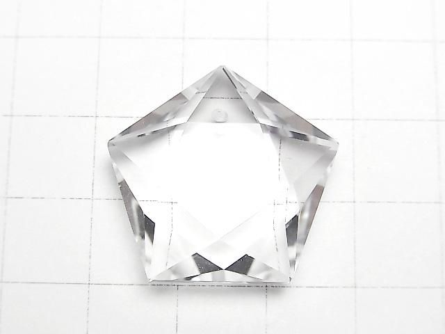 [Video] High Quality! Crystal Quartz AAA Five-Pointed Star 25x26mm 1pc