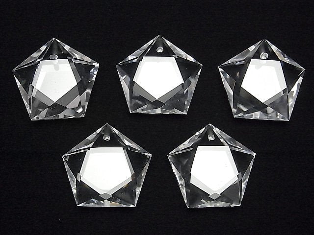 [Video] High Quality!  Crystal Quartz AAA Five-Pointed Star 25x26x9mm 1pc