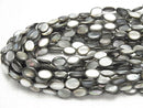 [Video] Black-lip Oyster Shell AAA Oval 14x10mm Half or 1-Strand Beads (approx. 15 inches/36 cm)