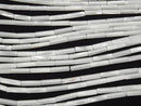 Mother of Pearl MOP White Tube 14x4x4mm 1-strand beads (approx. 15 inches/37 cm)