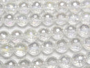 [Video]Aqua Crystal 128Faceted Round 8mm 1/4 or 1strand beads (aprx.15inch/37cm)