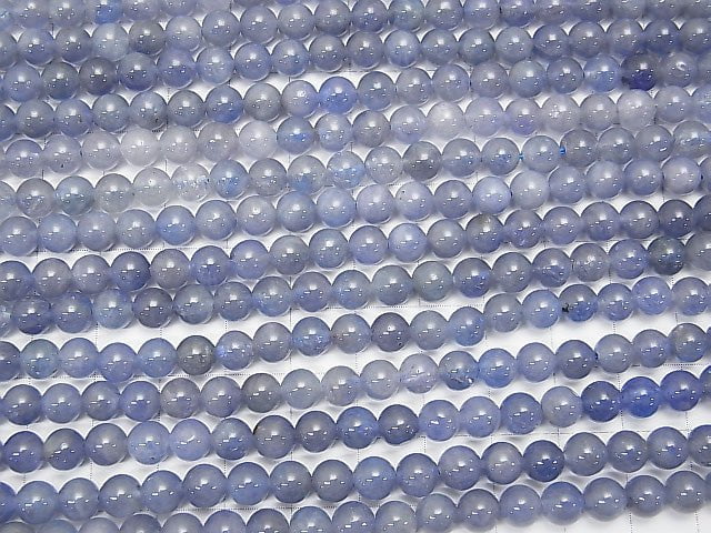 [Video] Tanzanite AAA- Round 6mm 1/4 or 1strand beads (aprx.15inch / 38cm)