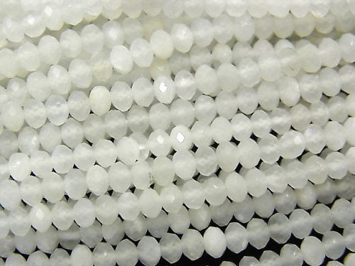 Moonstone, Roundel Gemstone Beads