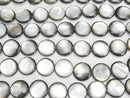 [Video]Black Shell (Black-lip Oyster)AAA Coin 16x16x4mm 1strand beads (aprx.14inch/35cm)