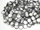 [Video]Black Shell (Black-lip Oyster)AAA Coin 16x16x4mm 1strand beads (aprx.14inch/35cm)