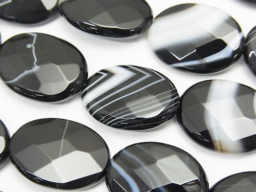 Onyx, Oval Gemstone Beads