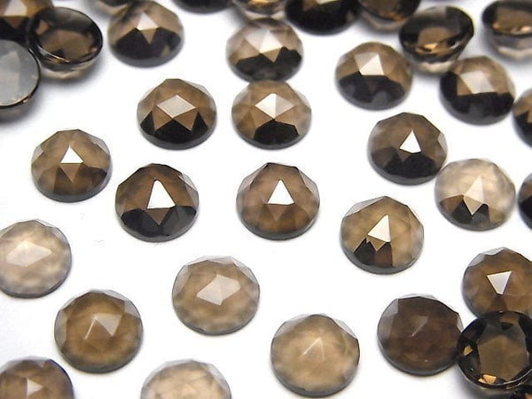 Rose, Smoky Quartz Gemstone Beads