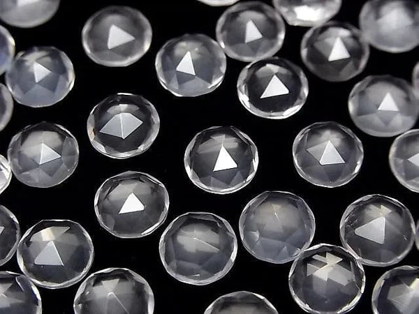 [Video] High Quality Rose Quartz AAA Round Rose Cut 8x8mm 4pcs