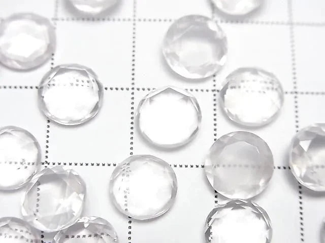 [Video] High Quality Rose Quartz AAA Round Rose Cut 8x8mm 4pcs