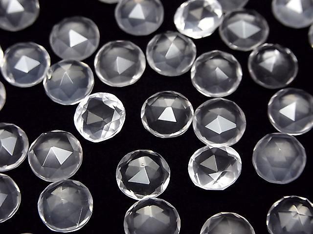 [Video] High Quality Rose Quartz AAA Round Rose Cut 8x8mm 4pcs