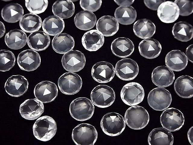 [Video] High Quality Rose Quartz AAA Round Rose Cut 8x8mm 4pcs
