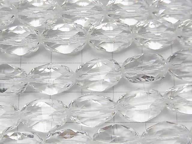 [Video]High Quality! Crystal AAA Star Faceted Rice 14x10x10mm 1/4 or 1strand beads (aprx.15inch/38cm)