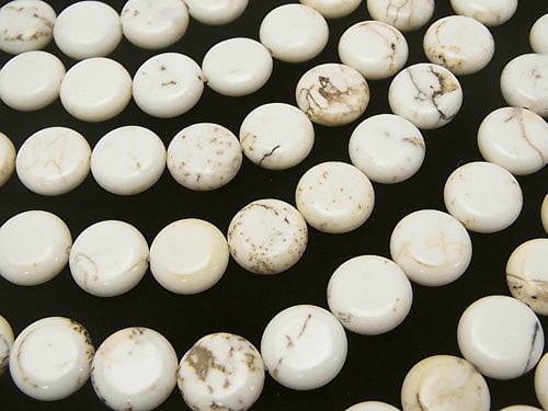 1strand $5.79! Magnesite  Coin 12x12x4mm 1strand beads (aprx.15inch/37cm)