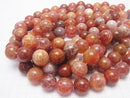 Fire Agate Round 18 mm 1/4 or 1strand (aprx.15 inch / 37 cm)