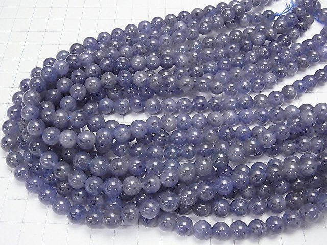 [Video] High quality Tanzanite AAA Round 8mm 1/4 or 1strand beads (aprx.15inch / 38cm)