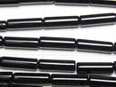 [Video]Onyx Tube 13x4x4mm 1strand beads (aprx.15inch/36cm)