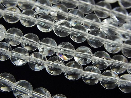 Rainbow Crystal Quartz, Round Gemstone Beads