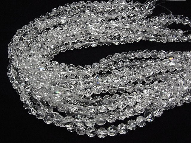 [Video]Iris Quartz (Rainbow Quartz)AAA Round 8mm half or 1strand beads (aprx.15inch/36cm)