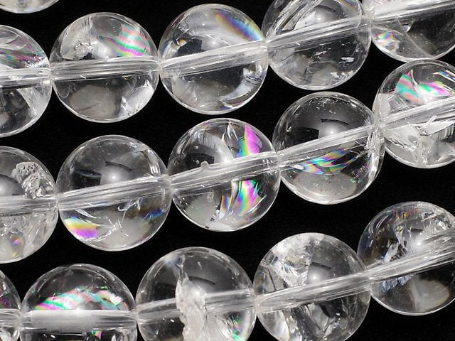 Rainbow Crystal Quartz, Round Gemstone Beads