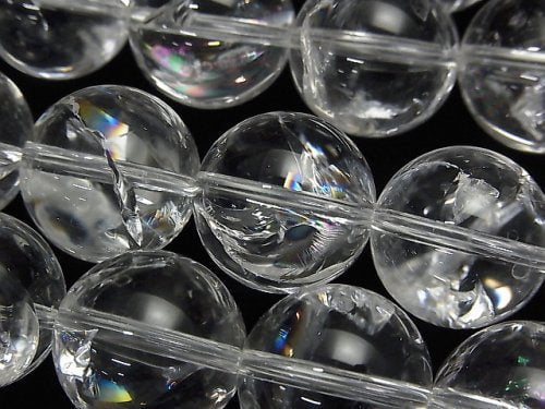 Rainbow Crystal Quartz, Round Gemstone Beads