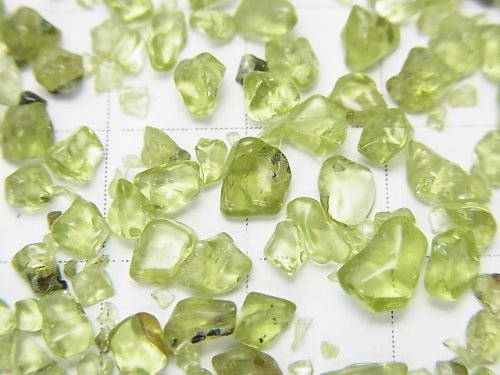 Peridot AA++ Undrilled Chips 100g