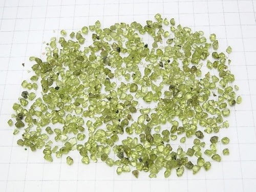 Peridot AA++ Undrilled Chips 100g