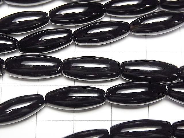 [Video] Onyx Rice 16x6x6mm 1-strand beads (approx. 15 inches/36 cm)
