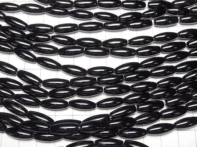 [Video] Onyx Rice 16x6x6mm 1-strand beads (approx. 15 inches/36 cm)