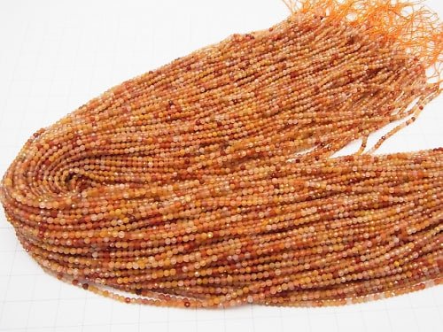 High Quality! 1strand $6.79! Amphibole Inquartz Faceted Round 2mm 1strand beads (aprx.15inch / 38cm)